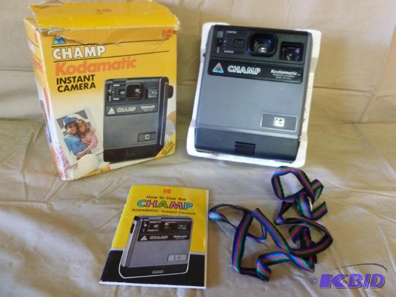 lot 145 image: Vintage Kodak Champ Instant Camera, comes in ...