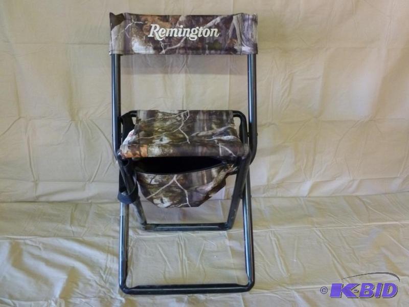 lot 154 image: Remington camouflage fold up game seat, good ...