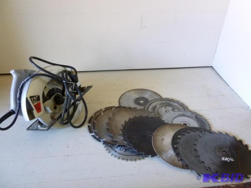 lot 173 image: Skil Saw 7 14" circular saw model 1978 ...