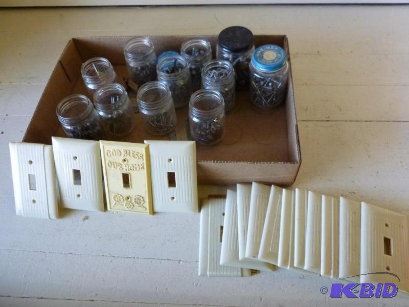 lot 174 image: This lot consists of vintage square nails, co...