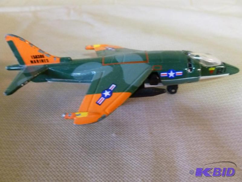 lot 56 image: Collectible SB-27 Harrier die cast metal airp...