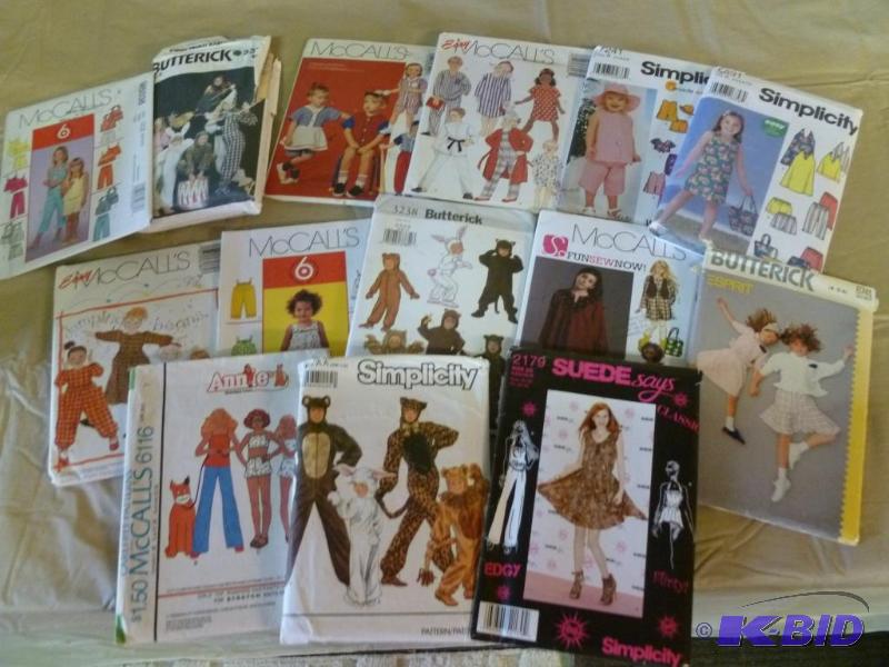 lot 74 image: Large lot of 20 clothes patterns....
