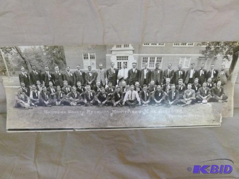 lot 79 image: Large Antique Chippewa County Recruits Montev...
