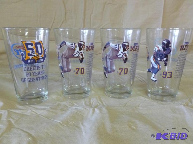 lot 8 image: Lot of four collectible Miller Lite - Minneso...