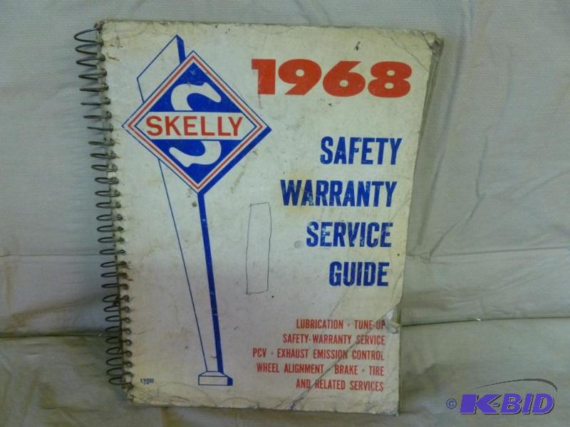 lot 81 image: Large vintage 1968 Skelly&nbspsafety warrant...