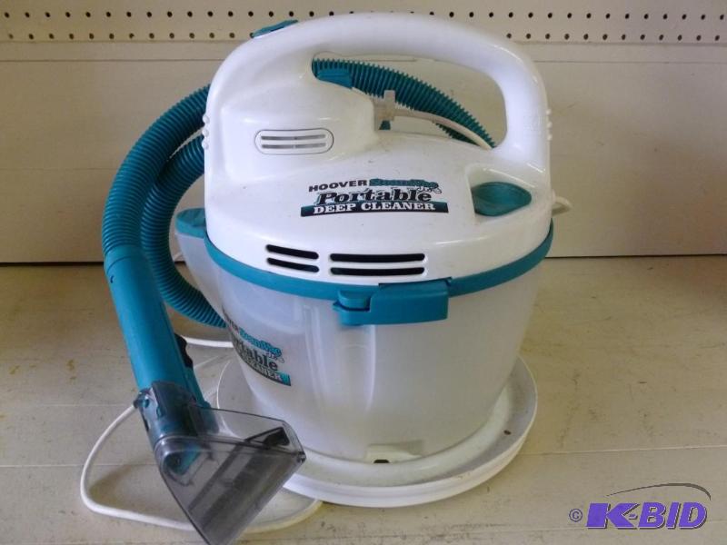 lot 95 image: Hoover portable deep cleaning steam vac, test...