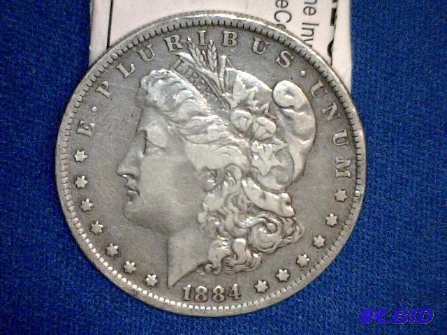 1884 O Morgan Dollar Coin...