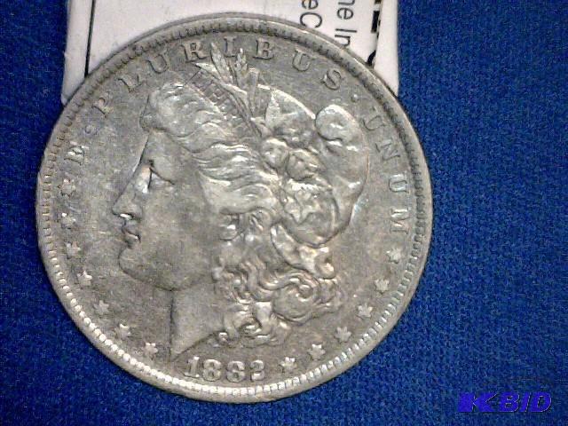 1882 O Morgan Dollar Coin...