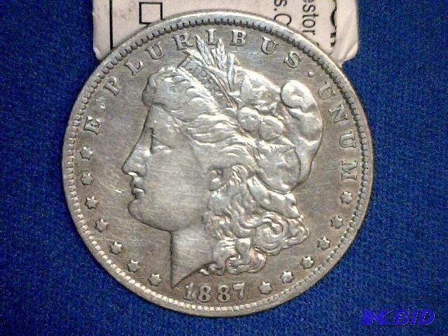 1887 O Morgan Dollar Coin...