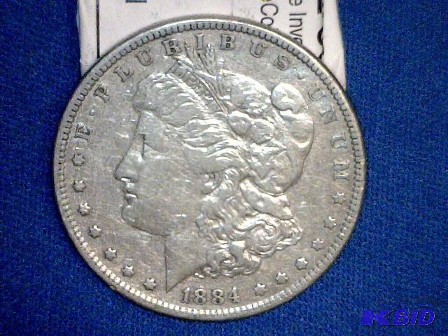 1884 P Morgan Dollar Coin...