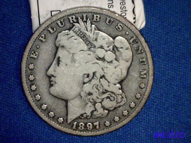 1897 O Morgan Dollar Coin...