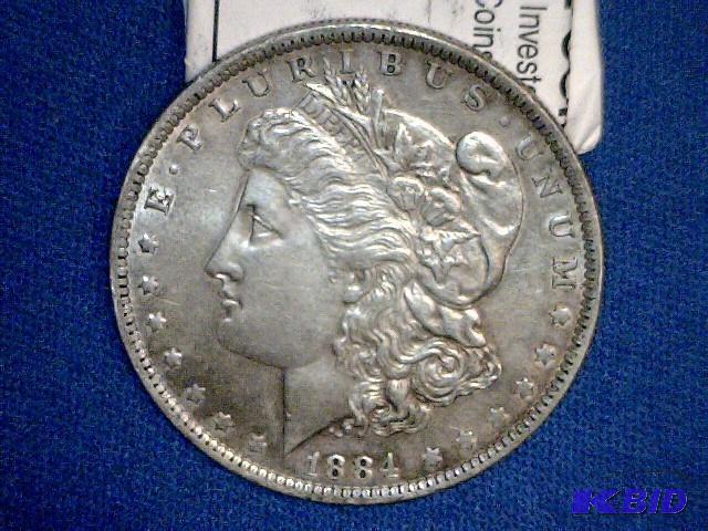 1884 O Morgan Dollar Coin...