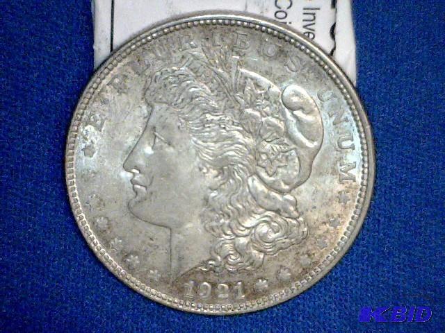 1921 D Morgan Dollar Coin...