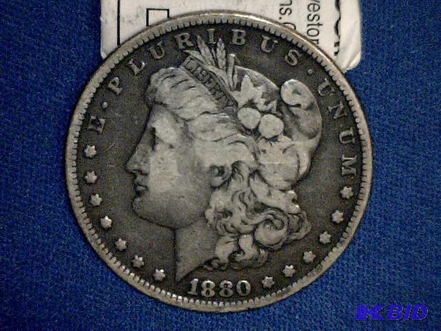 1880 P Morgan Dollar Coin...