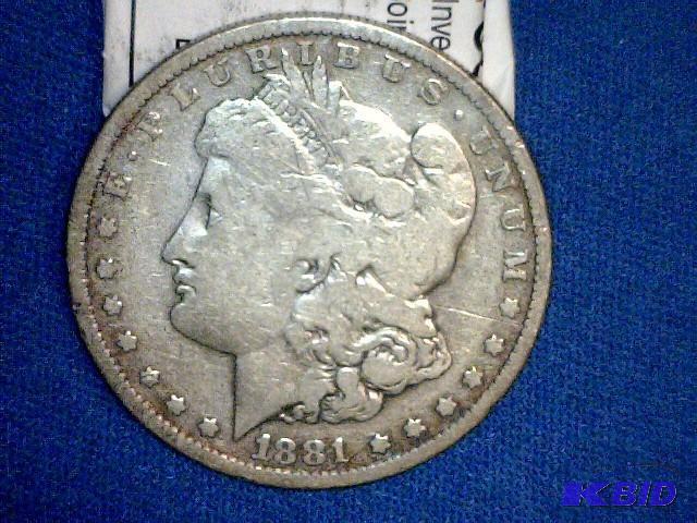 1881 O Morgan Dollar Coin...