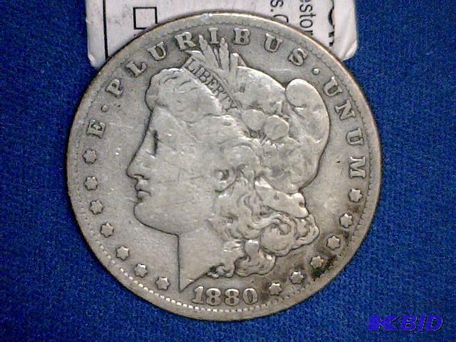 1880 S Morgan Dollar Coin...
