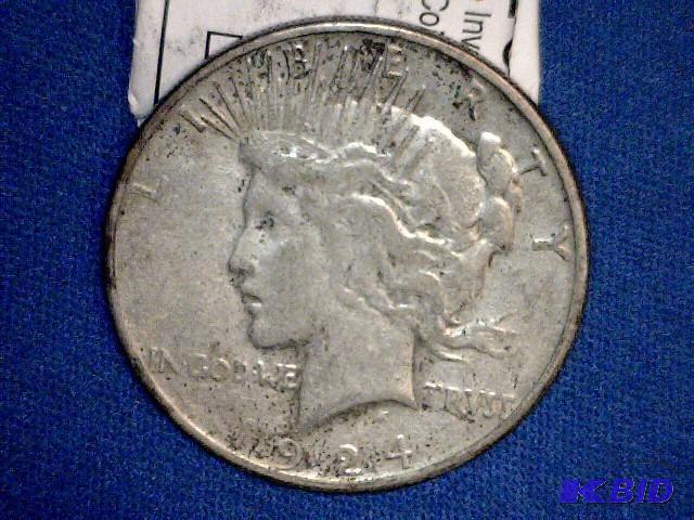 1924 S Peace Dollar Coin...