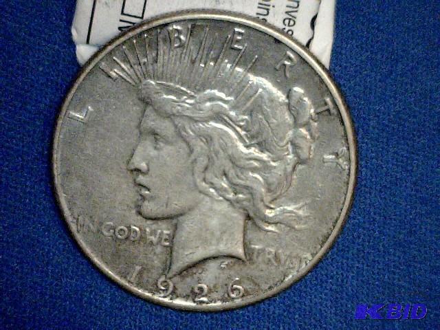 1926 S Peace Dollar Coin...