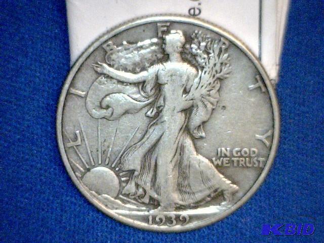 1939 D Walking Liberty Half Dollar Coin...