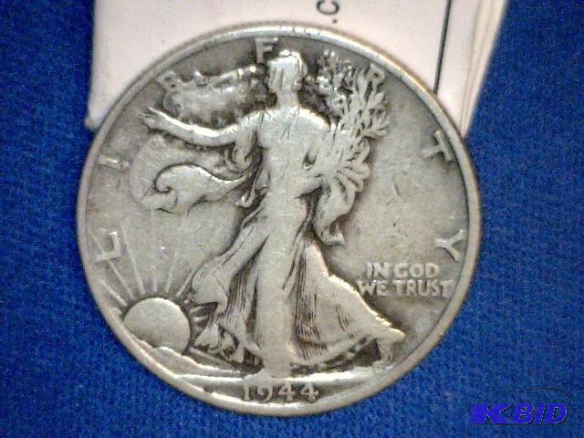 1944 D Walking Liberty Half Dollar Coin...
