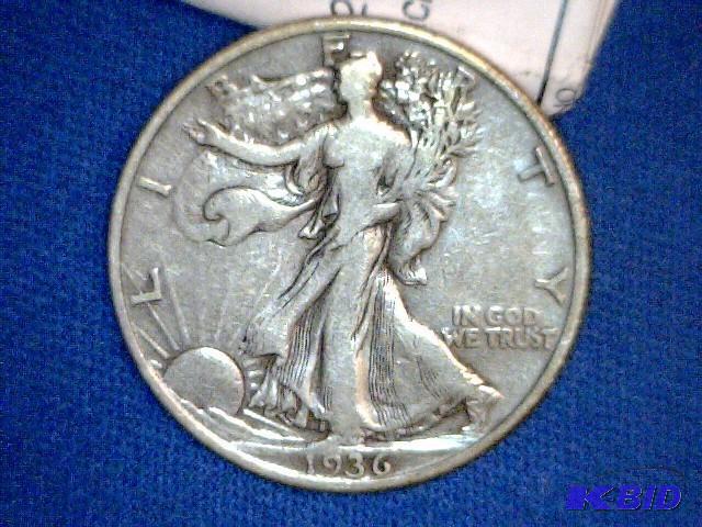 1936 P Walking Liberty Half Dollar Coin...