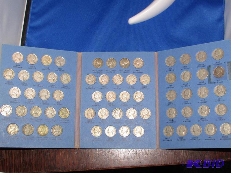 Jefferson Memorial Nickels, 1938-1961 Book...