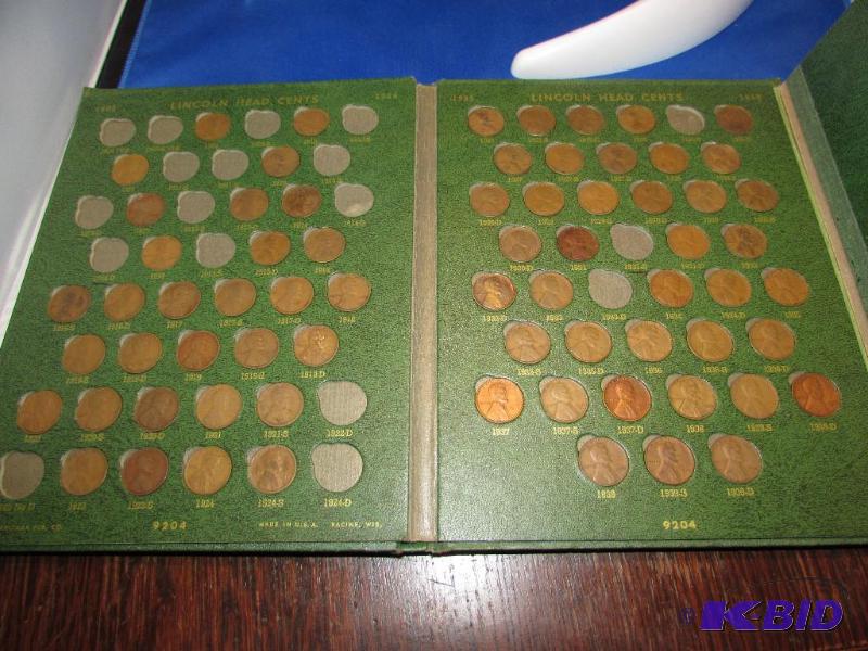 Lincoln Cents book. This book is NOT full....
