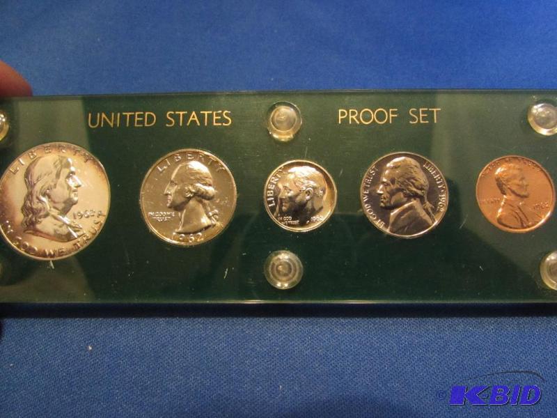 1962 Proof Set, United States Coins...