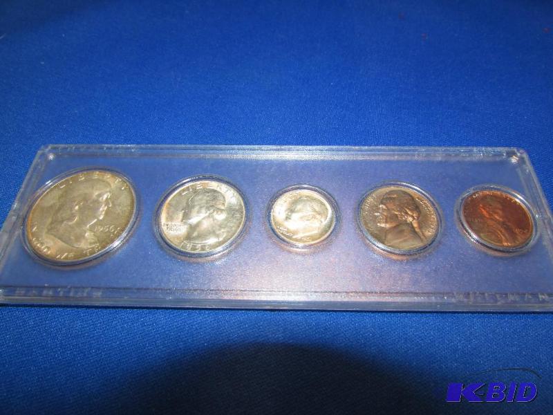 1956 Coin Set, United States, Mint set...