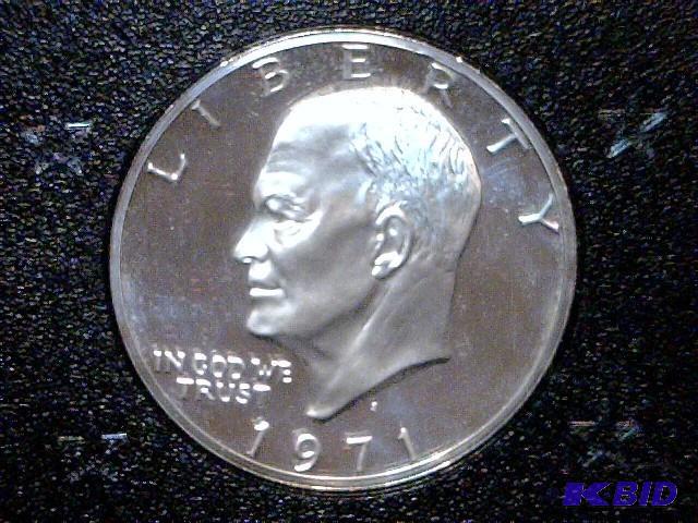 1971 Eisenhower Proof Dollar Coin...