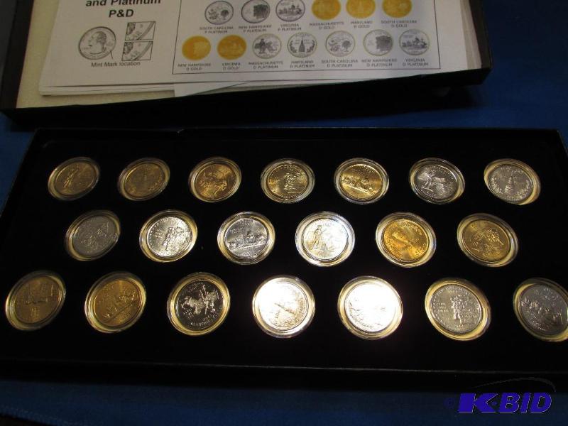 1999-2003 State Quarters, GoldPlatinum...