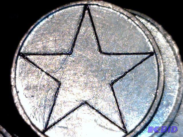 7 unknown coin blanks, untested. possibly tin...