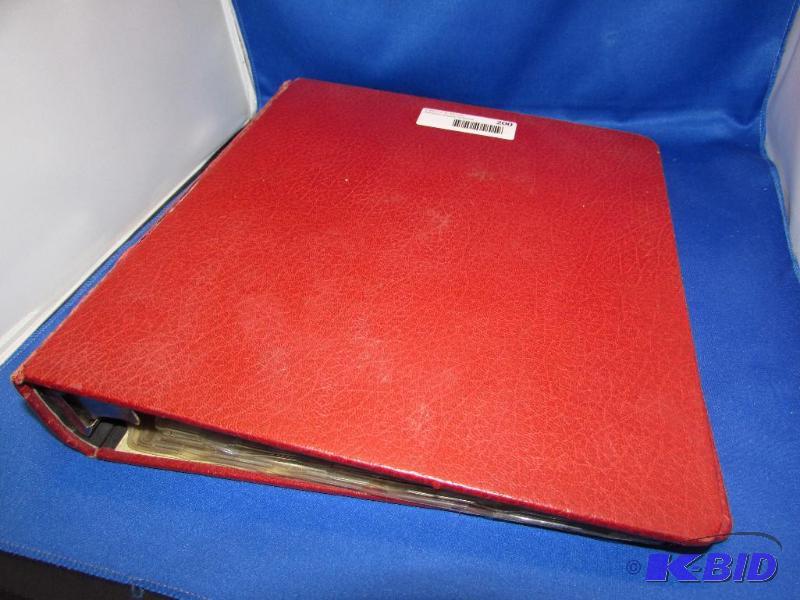 Binder with Pennies, various years...