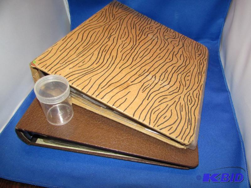 Two Binders with plastic Coin sheets and one ...