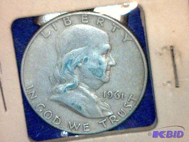 1961 D Franklin Half Dollar Coin...