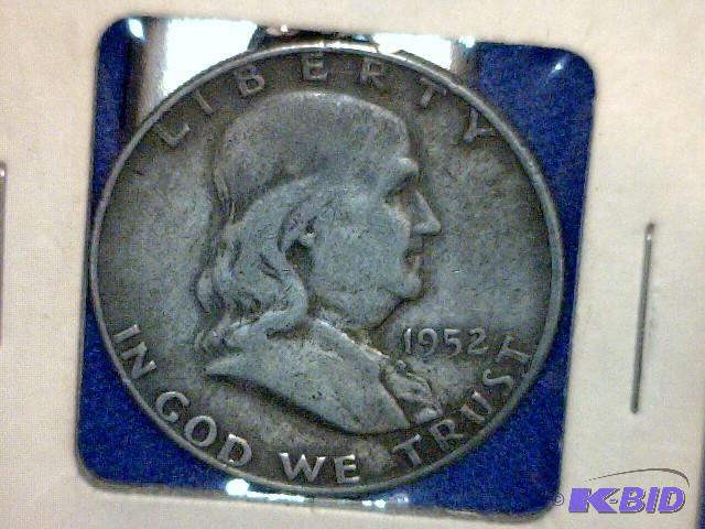 1952 D Franklin Half Dollar Coin...