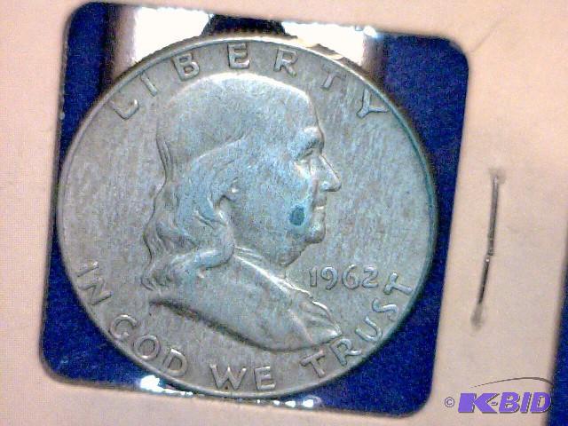 1962 D Franklin Half Dollar Coin...