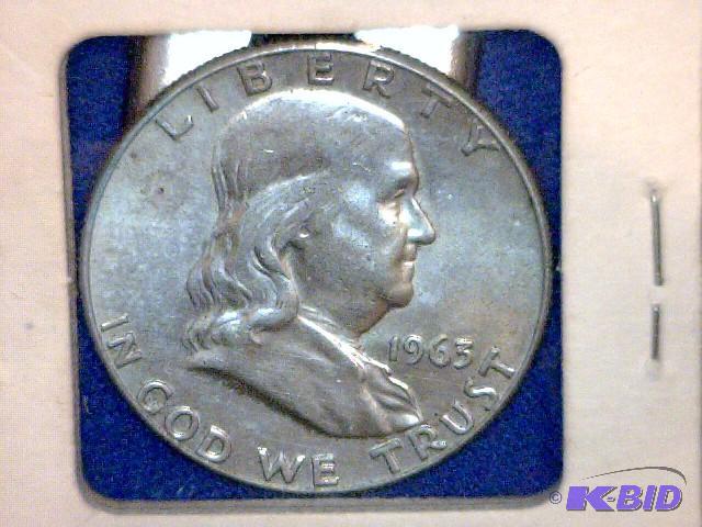 1963 D Franklin Half Dollar Coin...