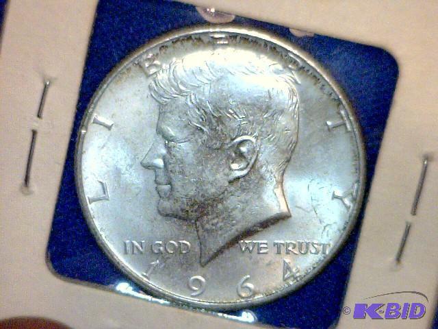1964 D Kennedy Half Dollar Coin...