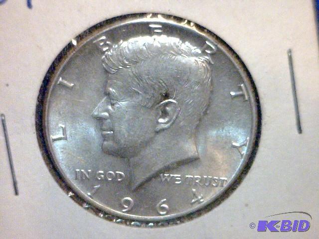 1964 D Kennedy Half Dollar Coin...