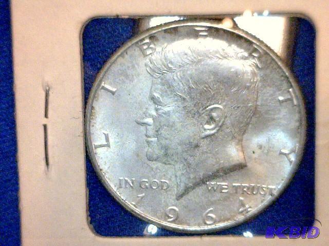 1964 D Kennedy Half Dollar Coin...