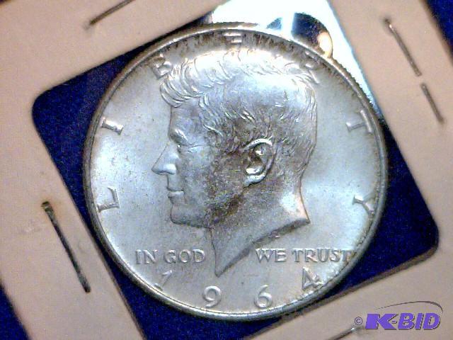 1964 D Kennedy Half Dollar Coin...