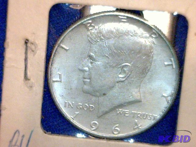 1964 D Kennedy Half Dollar Coin...