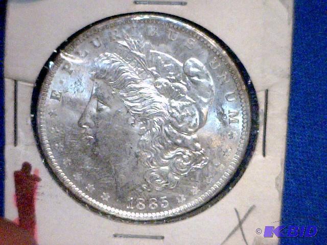 1885 O Morgan Dollar Coin...