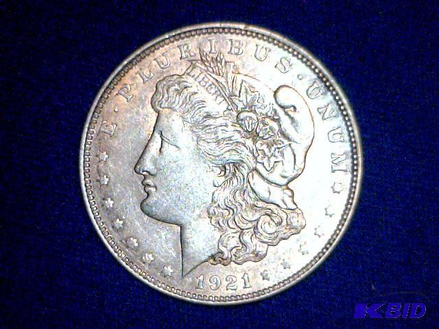 1921 P Morgan Dollar Coin...