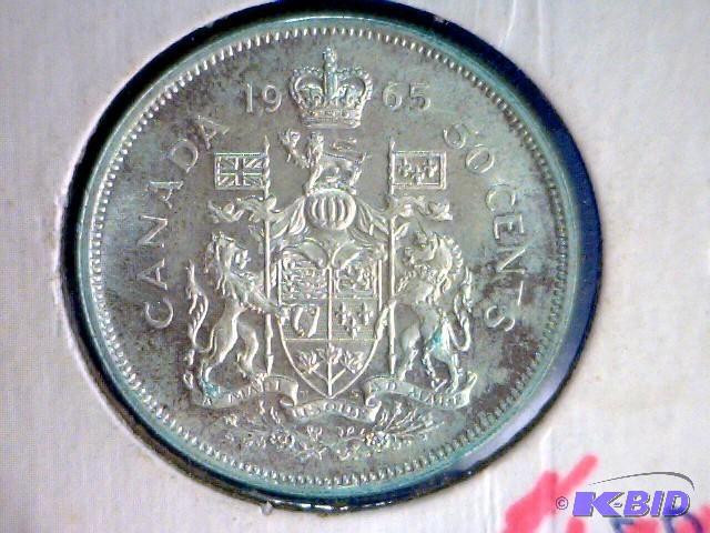 1965 Canadian 50 cent piece...