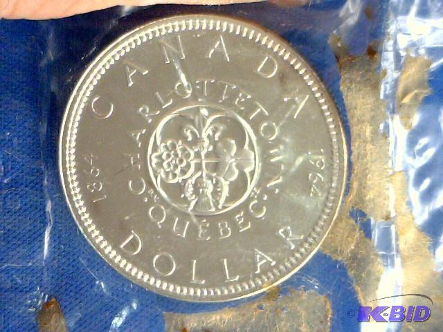 1864 - 1964 Dollar Coin, Charlottetown Quebec...