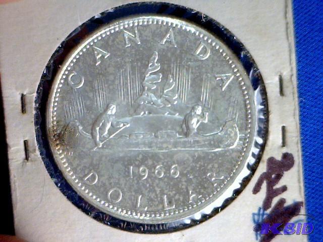 1966 Canadian Dollar Coin...
