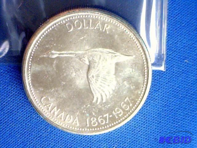1867-1967 Canadian Dollar Coin...