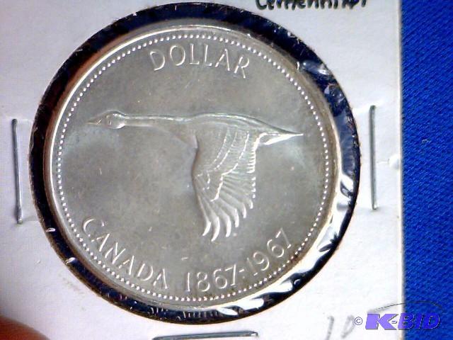 1867-1967 Canadian Dollar Coin...